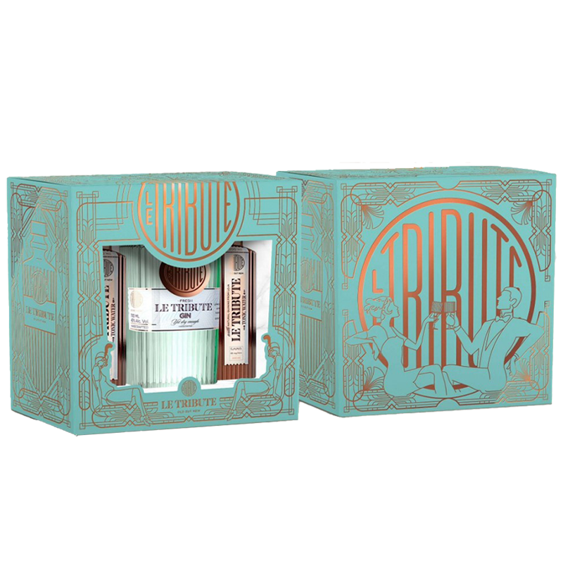 Estuche Ginebra Le Tribute 43º 70cl