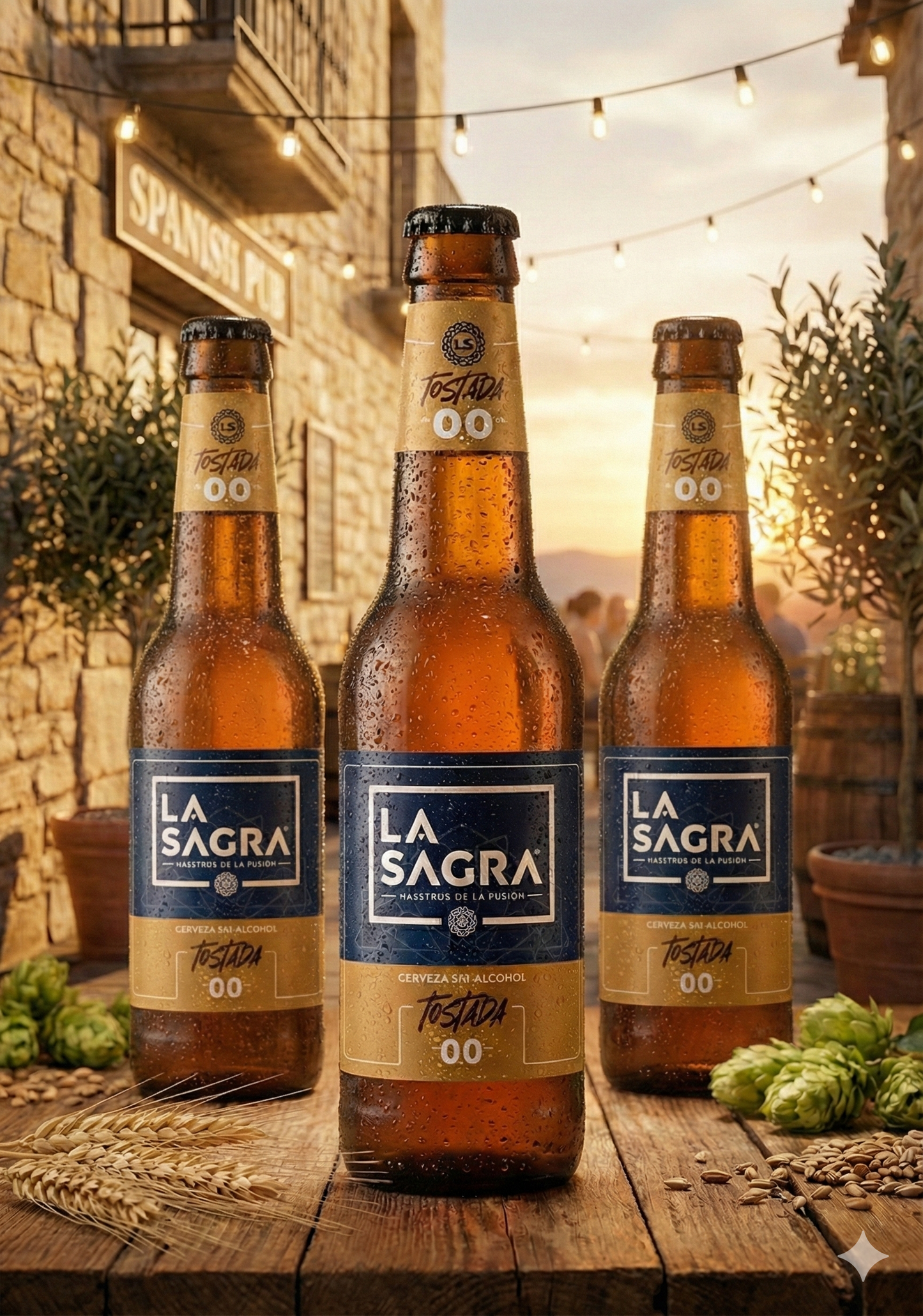 Cerveza La Sagra 0`0 Tostada 33cl