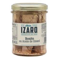 Bonito En Aceite De Girasol Izaro 212g