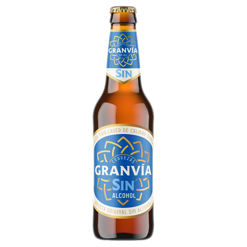Cerveza Gran Via Sin Alcohol 33cl