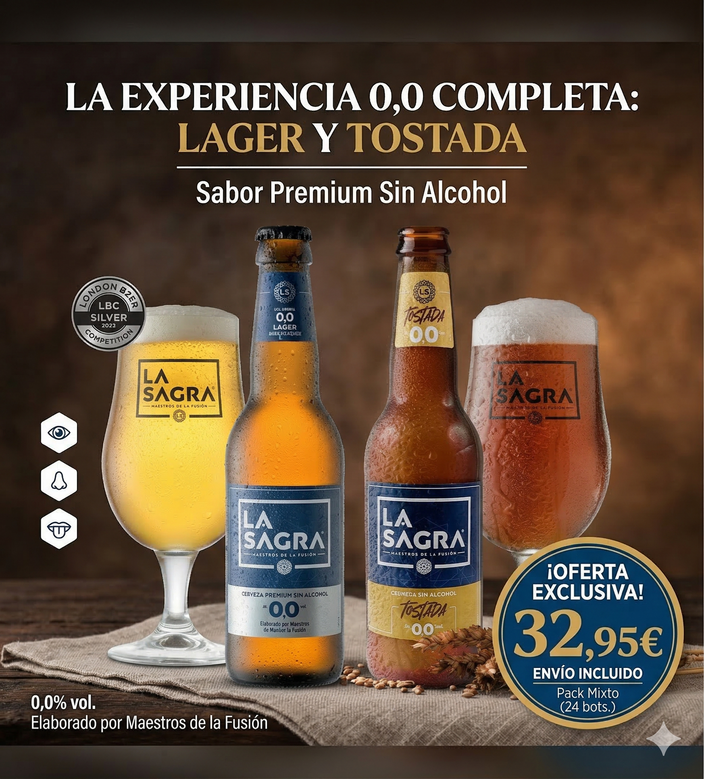 Pack Degustacion Cervezas Sin La Sagra