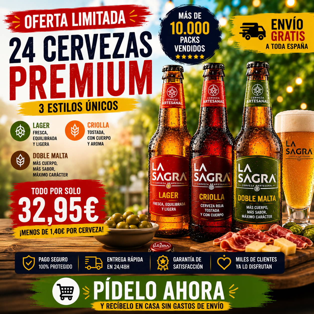 Pack Degustacion Cervezas La Sagra