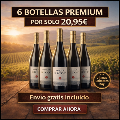 Vino Solar De Ricot Tinto 75cl
