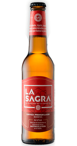 Cerveza La Sagra Premium Lager Quinto 20cl.