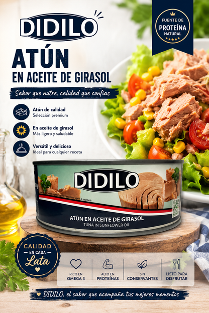 Atun en Aceite de Girasol 750g
