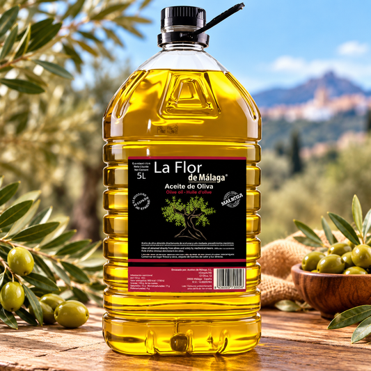 Aceite Oliva  La Flor de Málaga sabor intenso 5L