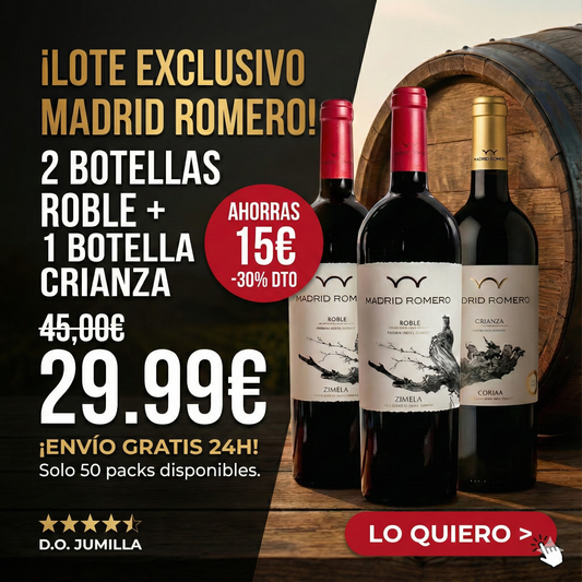 Lote Madrid Romero 3 Botellas