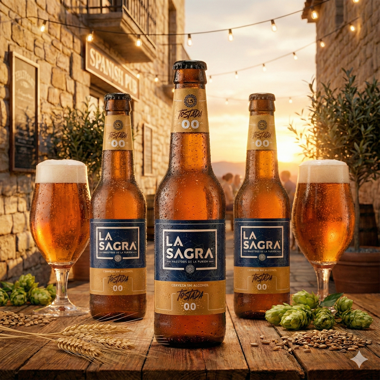 Cerveza La Sagra 0`0 Tostada 33cl