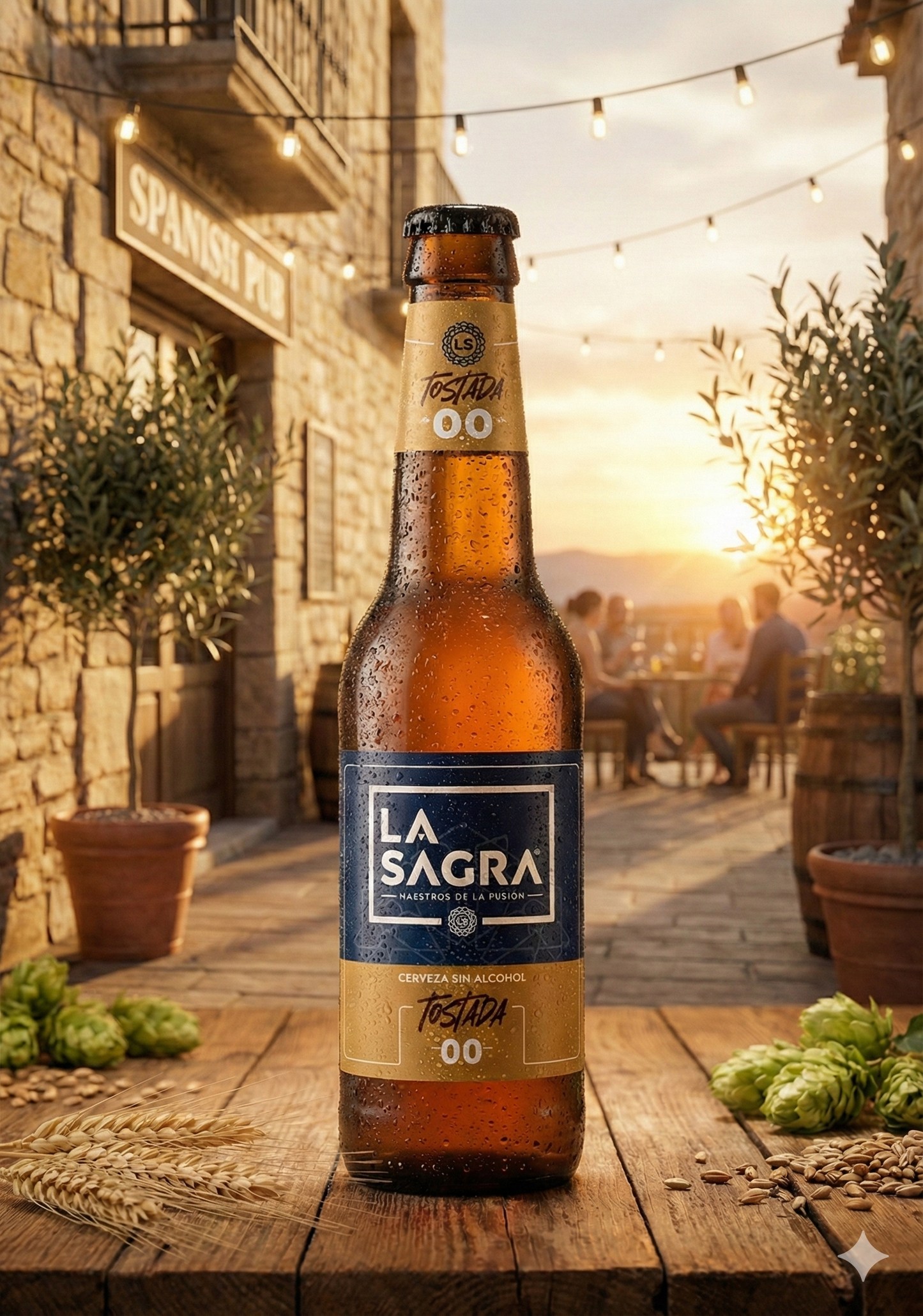 Cerveza La Sagra 0`0 Tostada 33cl