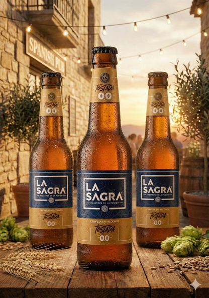 Cerveza La Sagra 0`0 Tostada 33cl