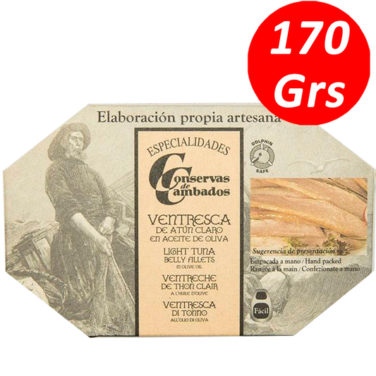 Ventresca de Atun Claro en Aceite Oliva 120ml