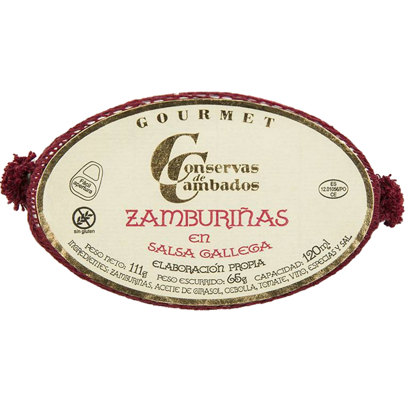 Zamburiñas en Salsa Gallega 120ml