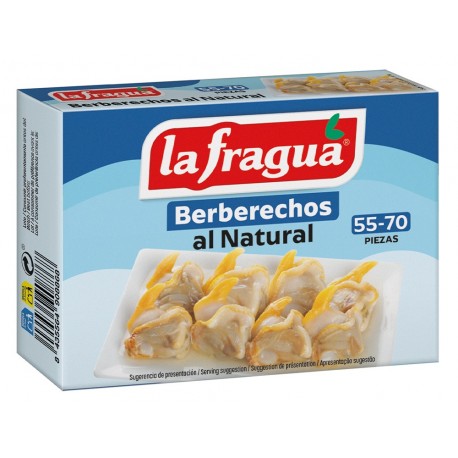 Berberechos Al Natural La Fragua 55-70 Piezas