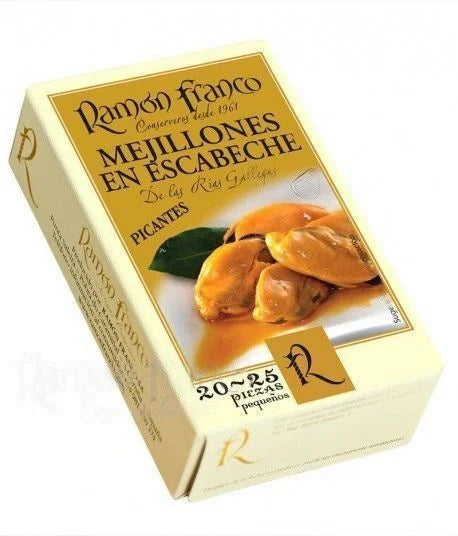 Mejillones en escabeche Ramón Franco 20-25 piezas
