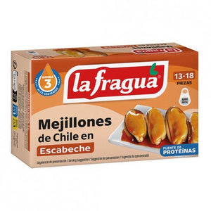 Mejillones De Chile En Escabeche La Fragua 13-18 Piezas
