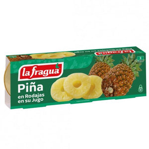 Piña En Rodajas En Su Jugo La Fragua Pack 3