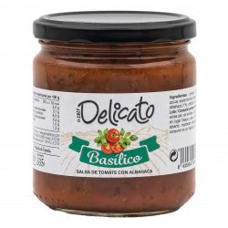 Salsa De Tomate Con Albahaca Delicato 370g