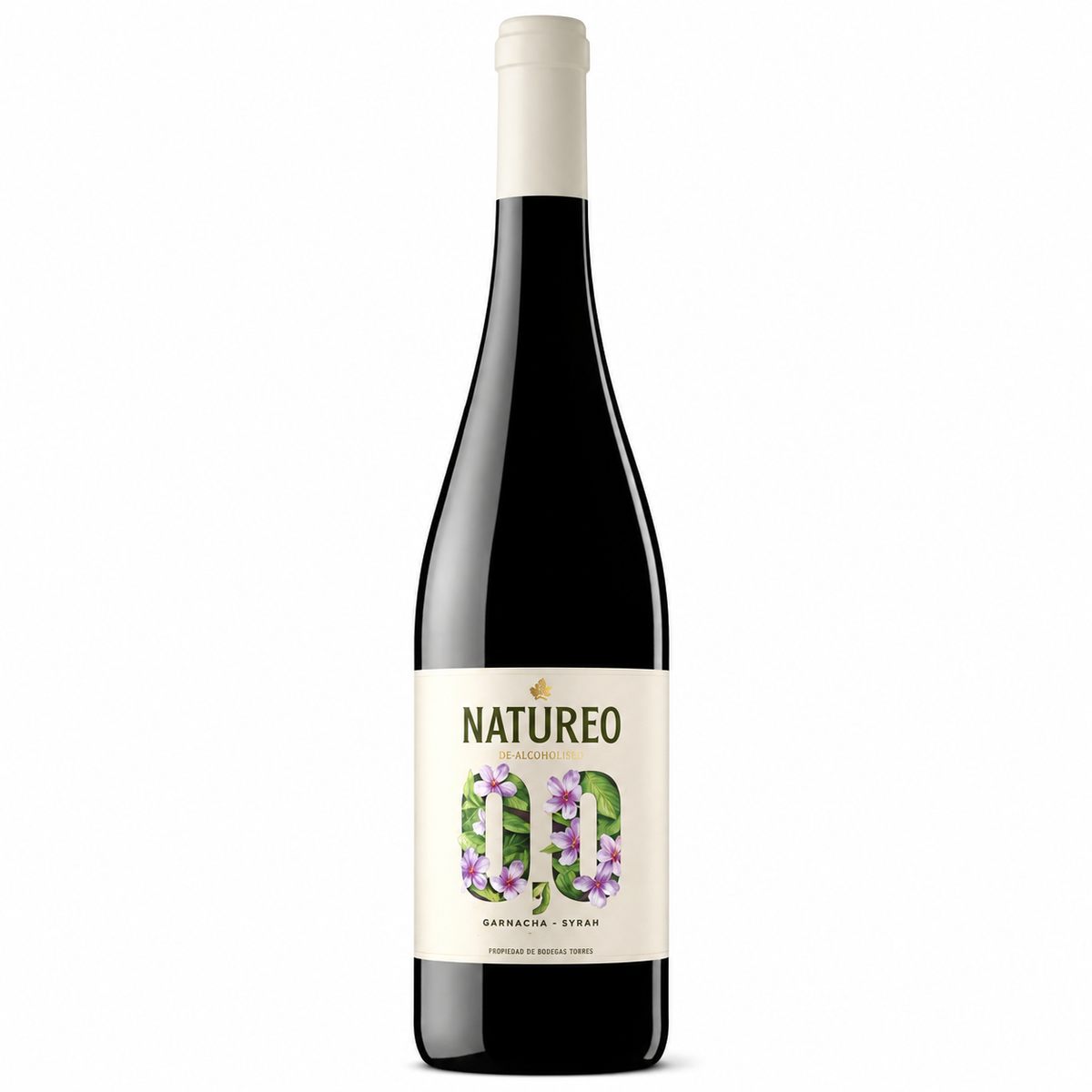Vino sin alcohol Natureo 0,0 Garnacha Syrah de Torres