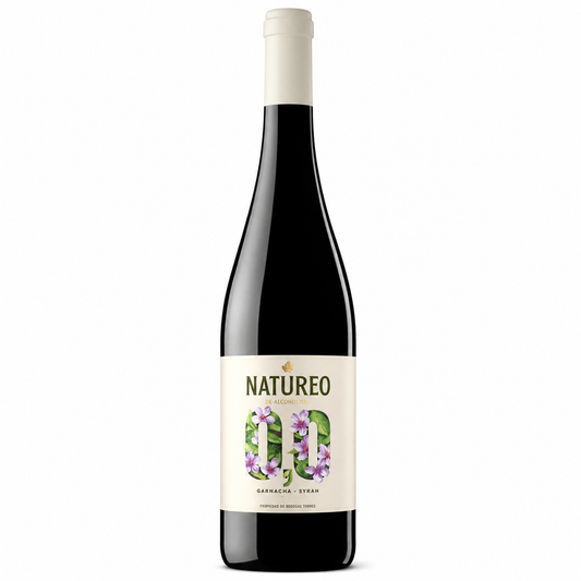 Vino sin alcohol Natureo 0,0 Garnacha Syrah de Torres