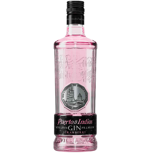 Ginebra Puerto De Indias Fresa 37,5º 70cl - Distri Ortiz