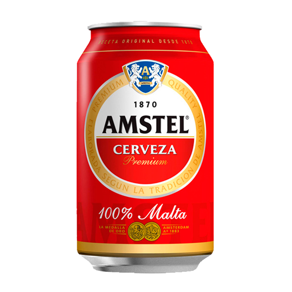 Cerveza Amstel Lata 33cl Pack 24ud - Distri Ortiz