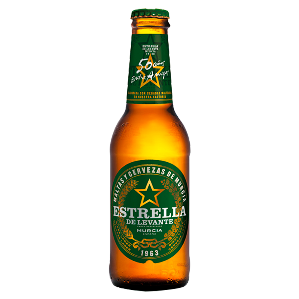 Cerveza Estrella Levante 25cl 24ud - Distri Ortiz