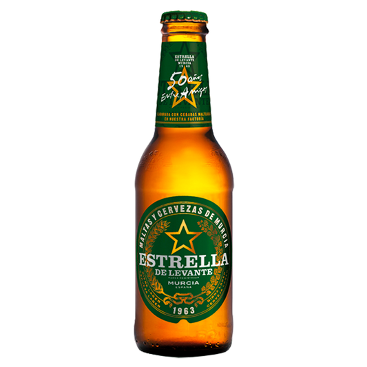Cerveza Estrella Levante 25cl 24ud - Distri Ortiz