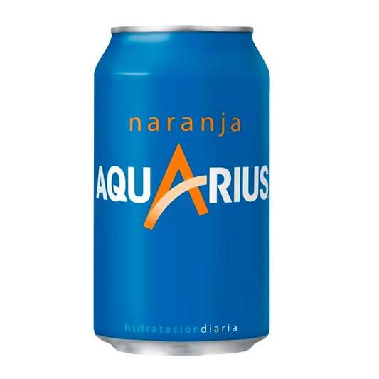 Aquarius Naranja Lata 33cl 24ud - Distri Ortiz