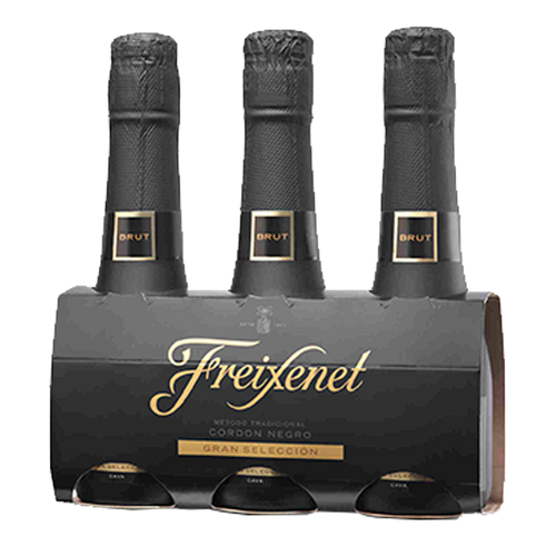 Cava Freixenet Cordon Negro Benjamin 20cl Pack 3ud - Distri Ortiz