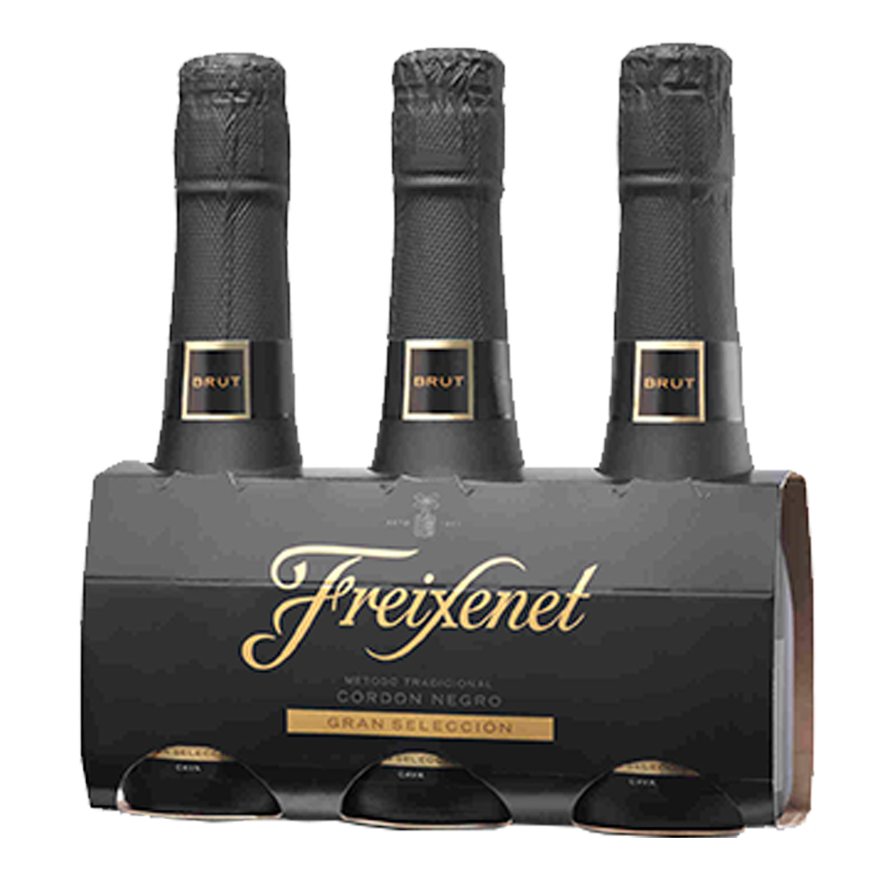 Cava Freixenet Cordon Negro Benjamin 20cl Pack 3ud - Distri Ortiz