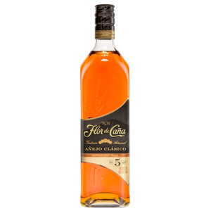 Ron Flor De Caña 5 Años Añejo Clasico 40º 70cl - Distri Ortiz