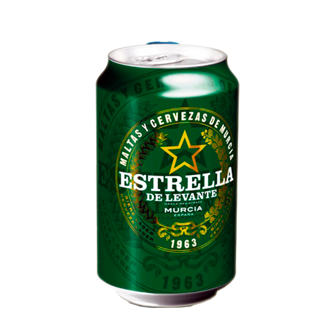 Cerveza Estrella Levante Lata 33cl 24ud - Distri Ortiz