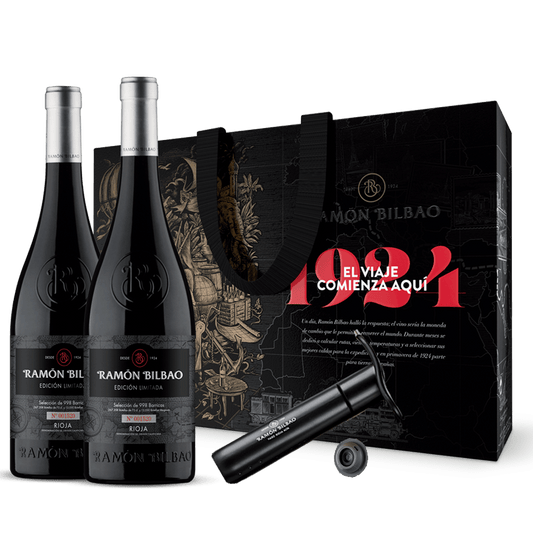 Vino Ramon Bilbao Ed.Limit 2 Botellas + Bomba - Distri Ortiz